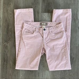 J. Crew baby pink corduroy pants